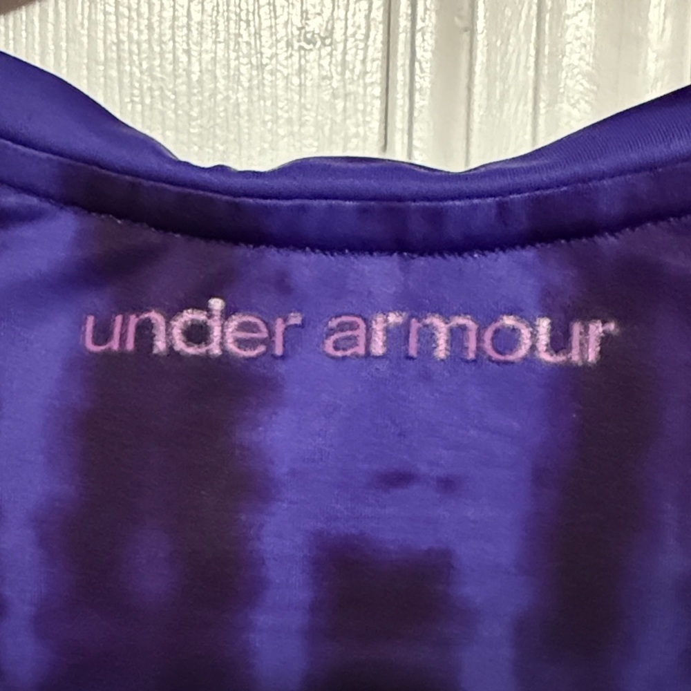Under Armour Women's Purple Short Sleeve Tee - Picture 3 of 5